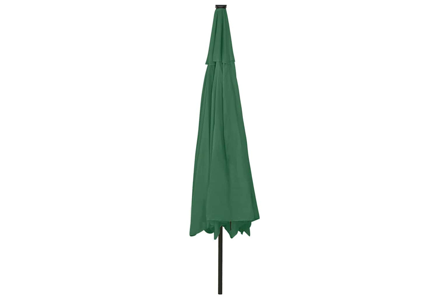 vidaXL 312531 Outdoor Parasol With Led Lights And Metal Pole 400cm Green-5