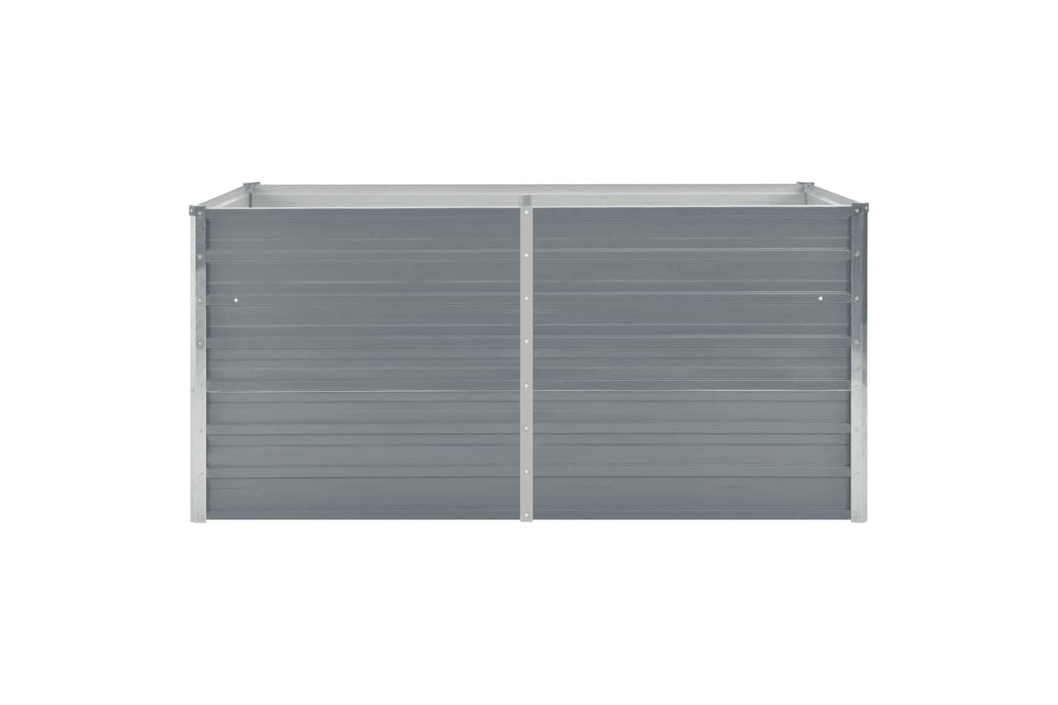 vidaXL 42404 Raised Garden Bed 160x80x77cm Galvanised Steel Grey-2