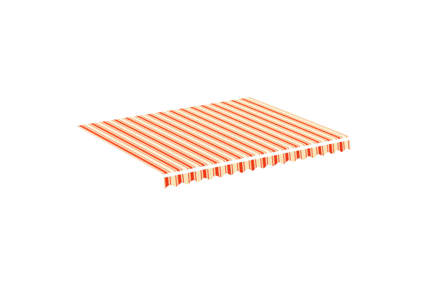 Vidaxl 312015 Replacement Fabric For Awning Yellow And Orange 3x2.5 M
