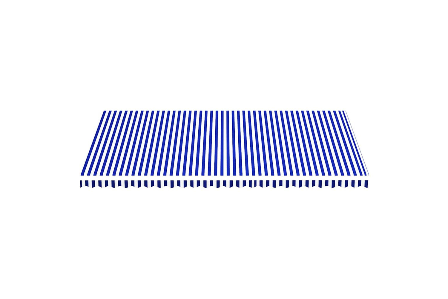 Vidaxl 311924 Replacement Fabric For Awning Blue And White 6x3.5 M-2