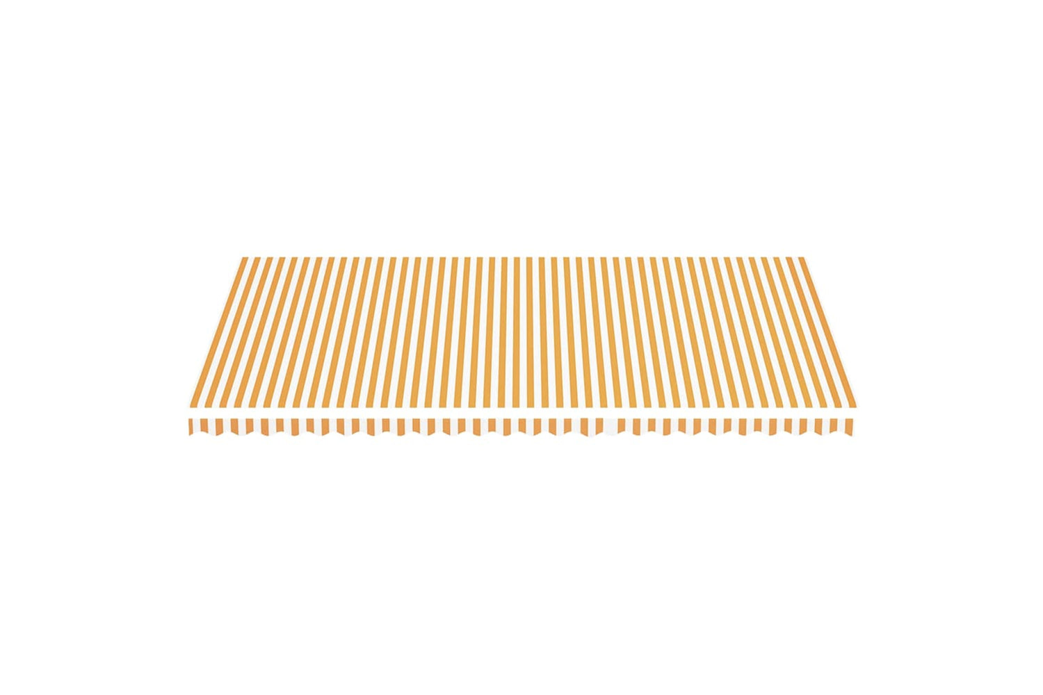 Vidaxl 311944 Replacement Fabric For Awning Yellow And White 6x3.5 M-2