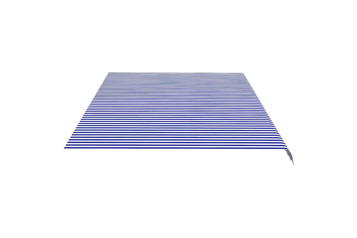 Vidaxl 311924 Replacement Fabric For Awning Blue And White 6x3.5 M-3