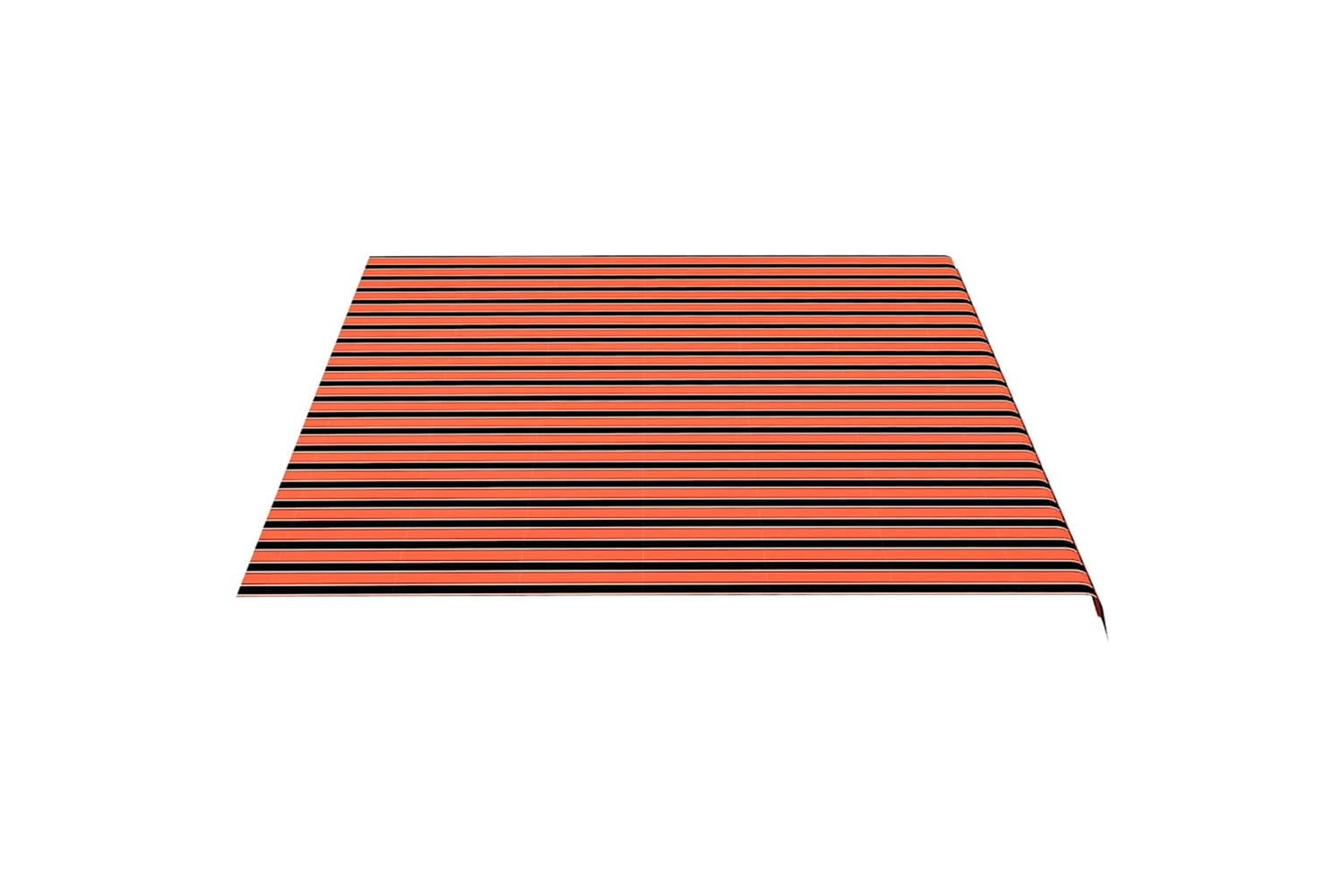 Vidaxl 311962 Replacement Fabric For Awning Orange And Brown 5x3.5 M-3