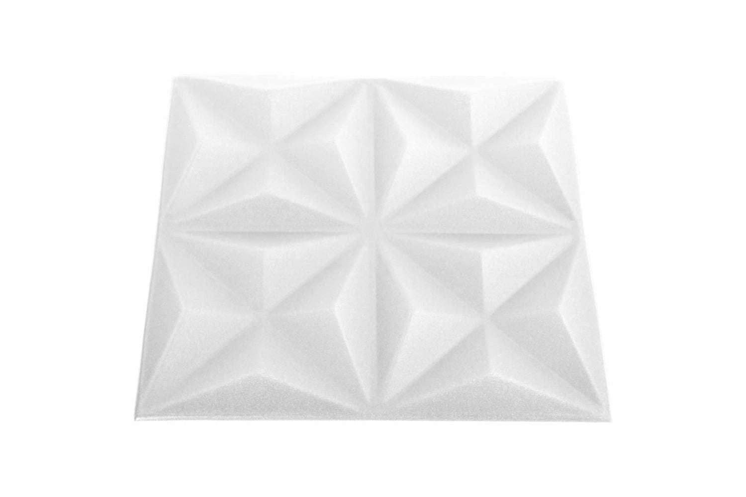 Vidaxl 3d Wall Panels 24 Pcs 50x50 Cm Origami White 6 MÂ²-5