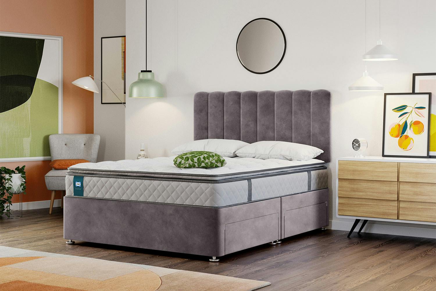 Sealy | Finsbury Advantage Geltex Mattress | Single | 3ft-6