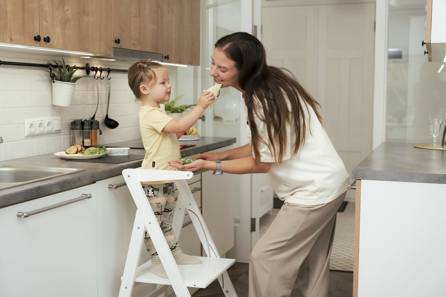 Ette Tete Foldable Helper Tower Stepnfold White | Helper Tower | Wood | Adjustable Height-8