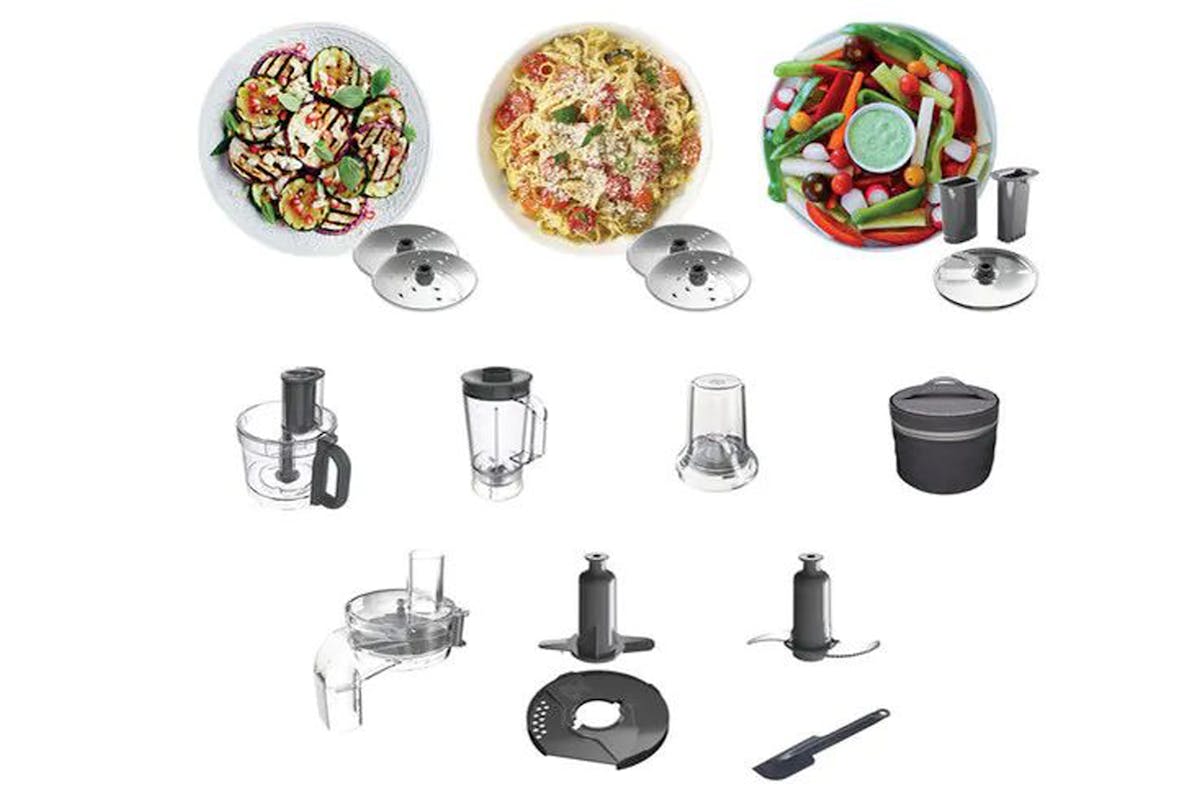 Kenwood Multipro Express Food Processor | FDP65.860WH | White/Stainless Steel-7