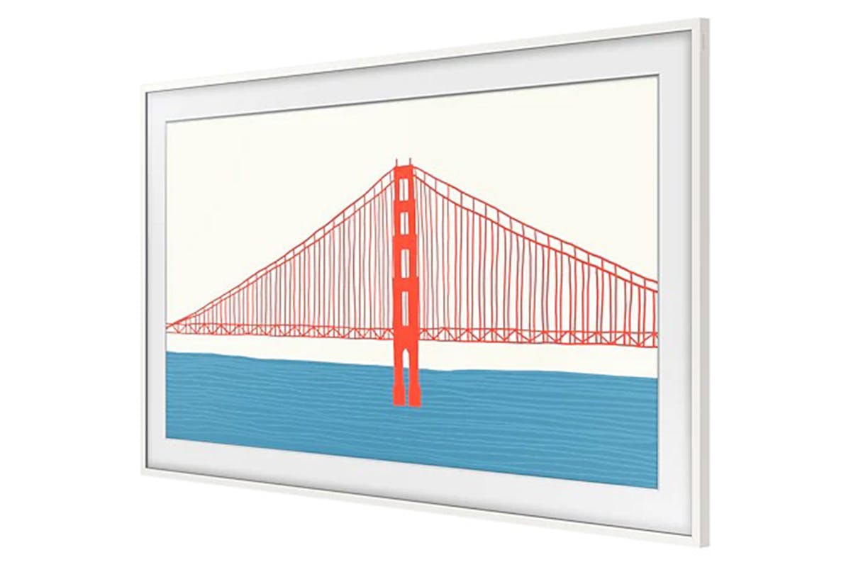 Samsung 55" Modern Customizable Bezel Frame | White-3