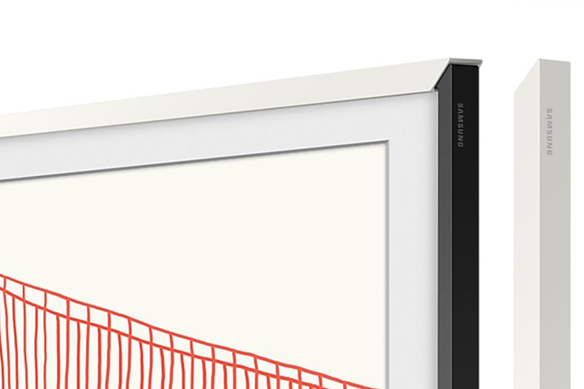 Samsung 55" Modern Customizable Bezel Frame | White-6
