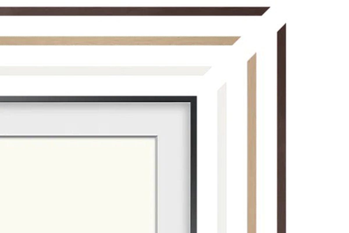 Samsung 55" Modern Customizable Bezel Frame | White-8