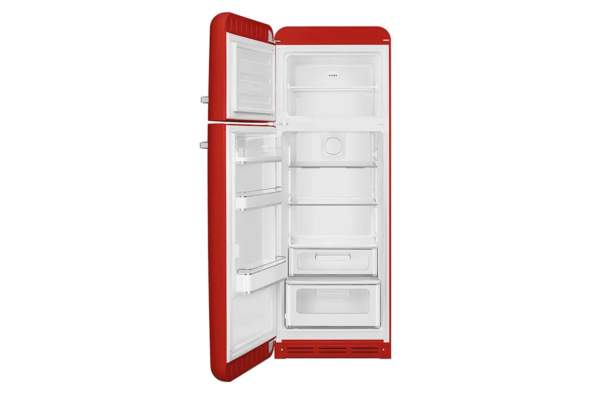 Smeg 50's Style Freestanding Fridge Freezer | FAB30LRD5UK | Red-3