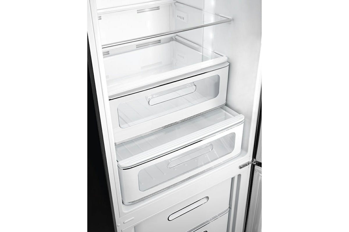 Smeg 50's Retro Style Freestanding Fridge Freezer | FAB32RBL5UK | Black-4