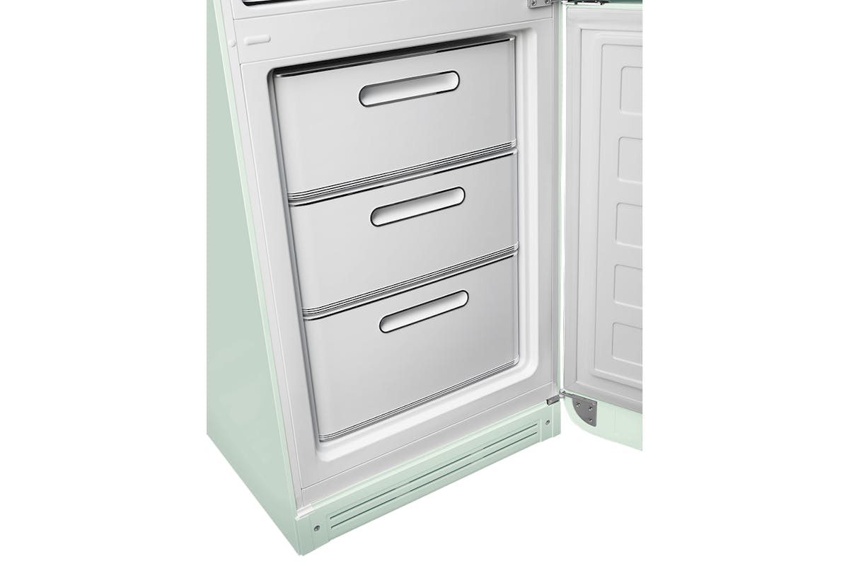 Smeg 50's Retro Style Freestanding Fridge Freezer | FAB32RPG5UK | Pastel Green-5
