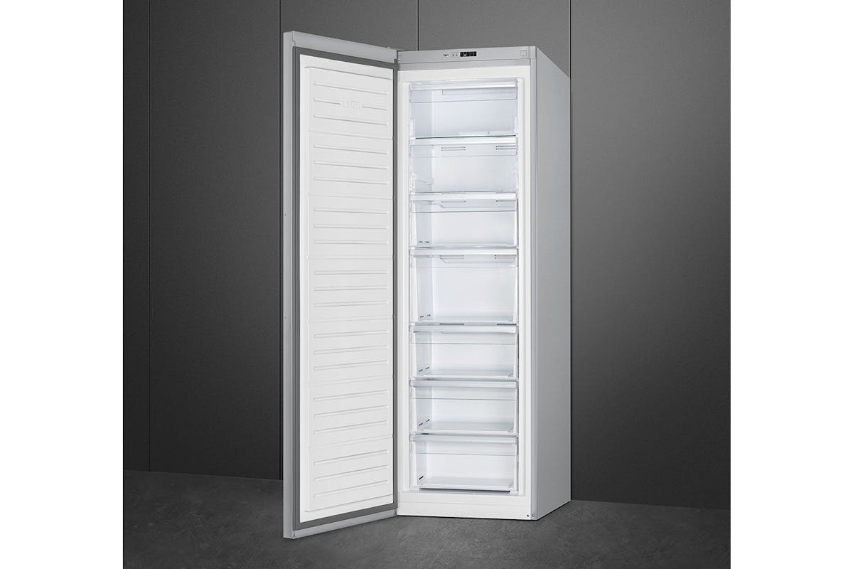 Smeg Freestanding Larder Freezer | UKFF18EN2HX | Stainless Steel-2