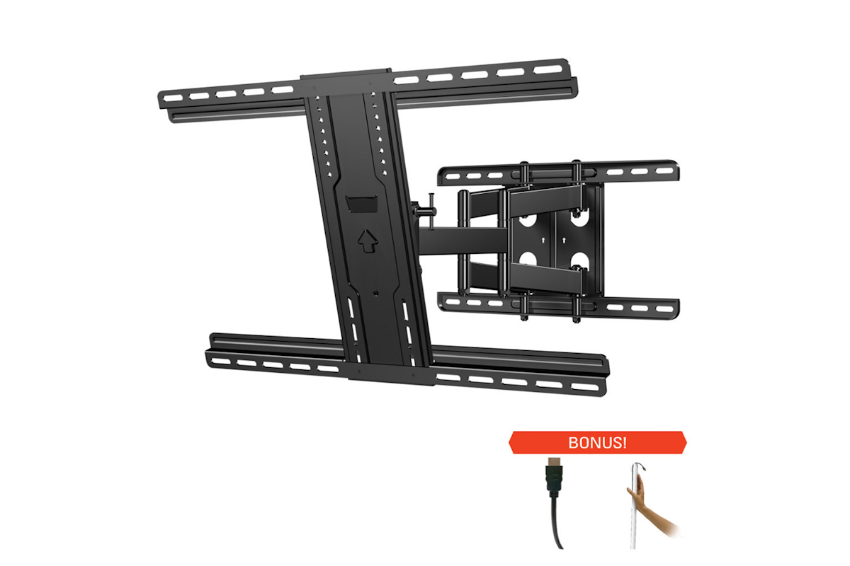 Full-motion TV wall mount Kit for TVs 42"-86" up to 125lbs | FLF322KIT-6