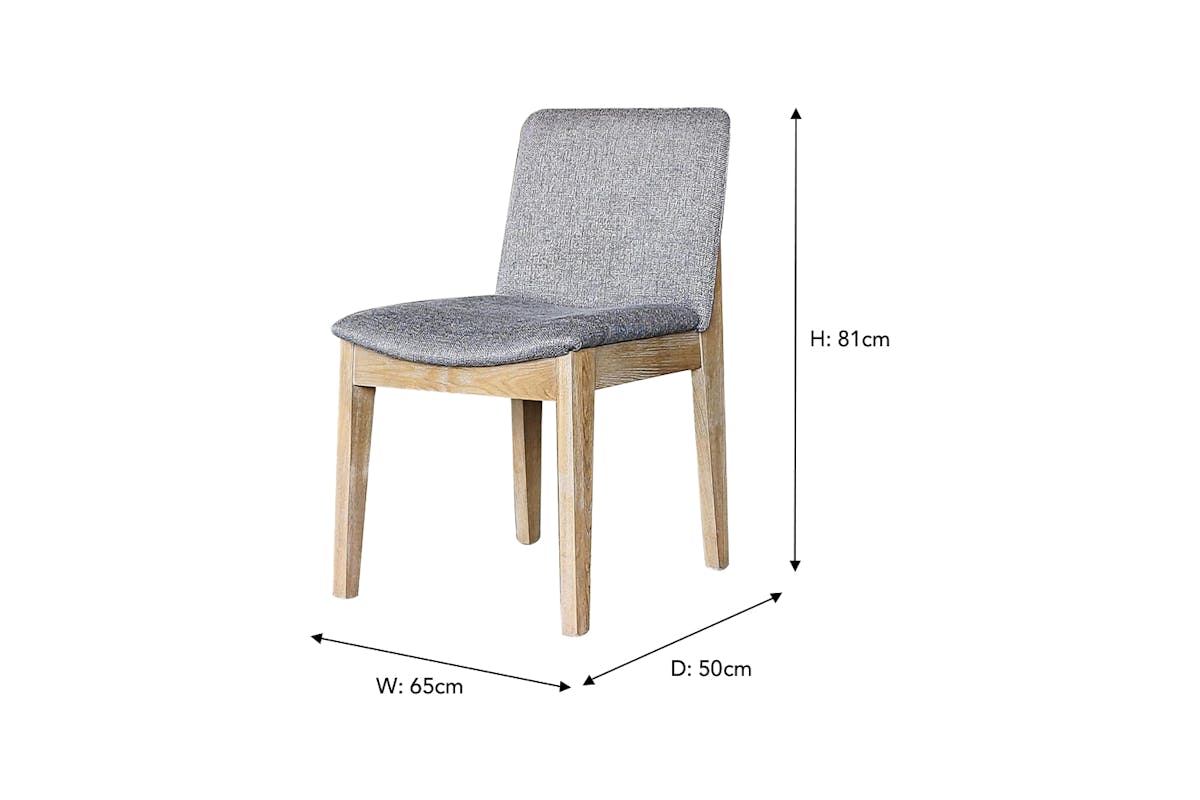 Flavia Dining Chair | Grey-4