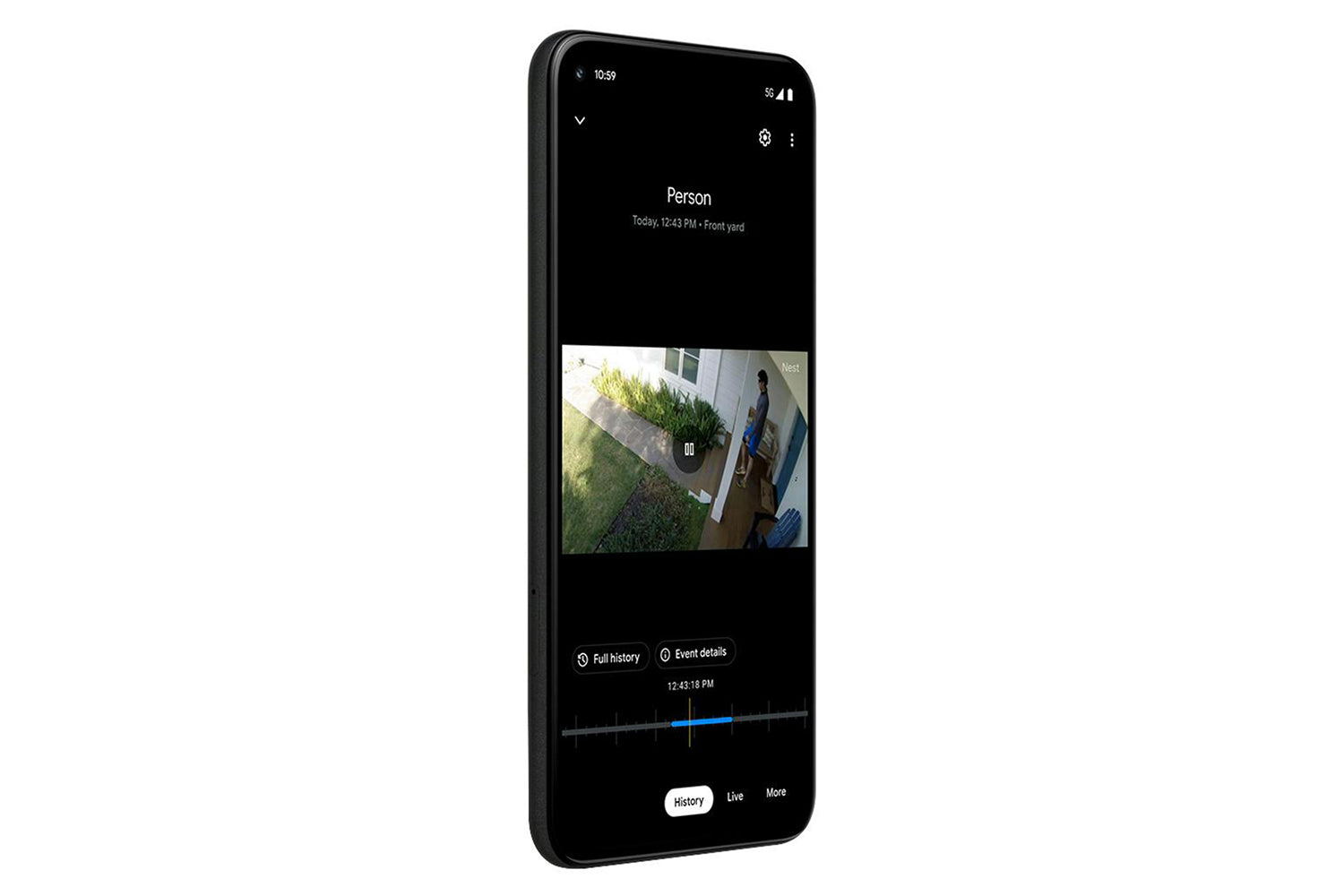 Google Nest Cam Indoor/Outdoor Security Camera Battery | Snow-10