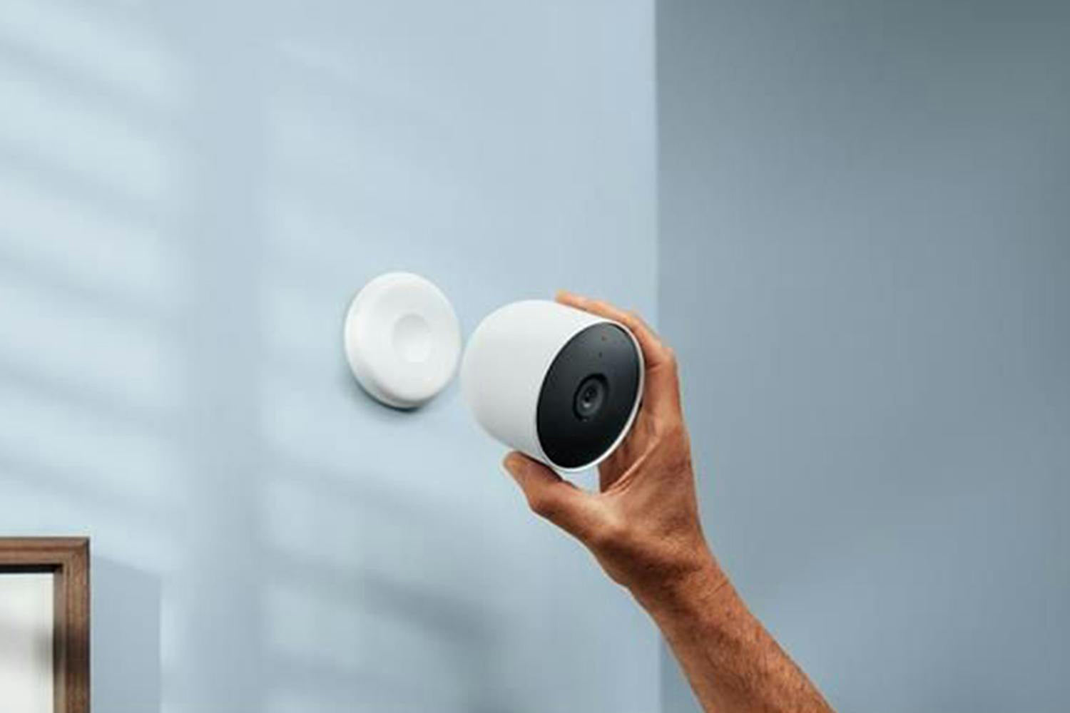 Google Nest Cam Indoor/Outdoor Security Camera Battery | Snow-2