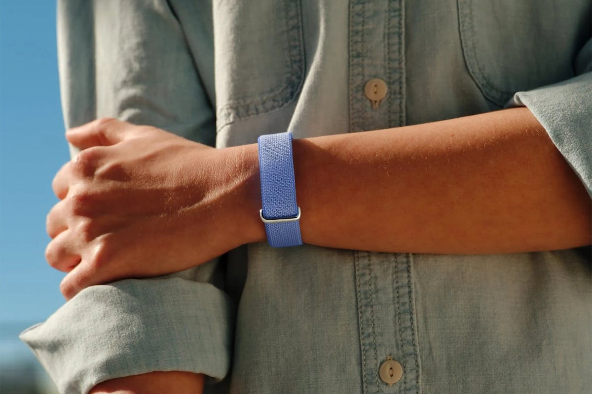 Google Fitbit Air | Lavender/Polished Silver-2