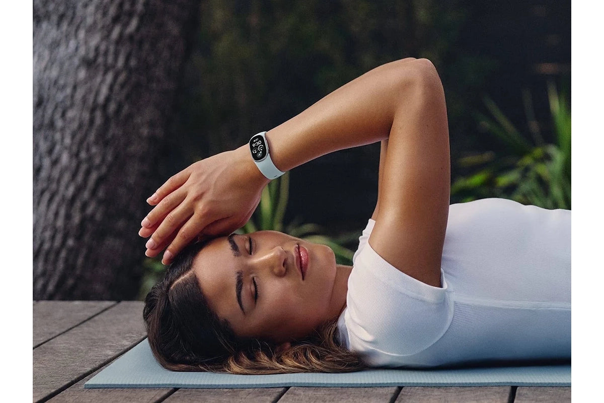 Google Fitbit Edge Fitness Tracker | Satin Silver/Fog-2