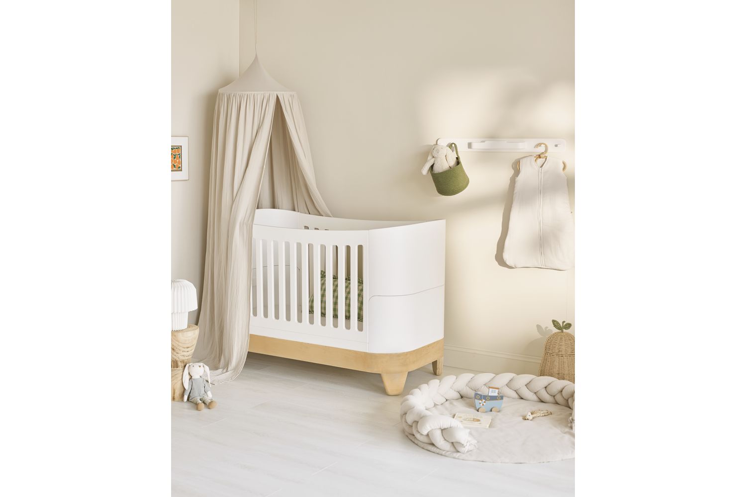 Maia Muslin Braided Pillow - Sand-4