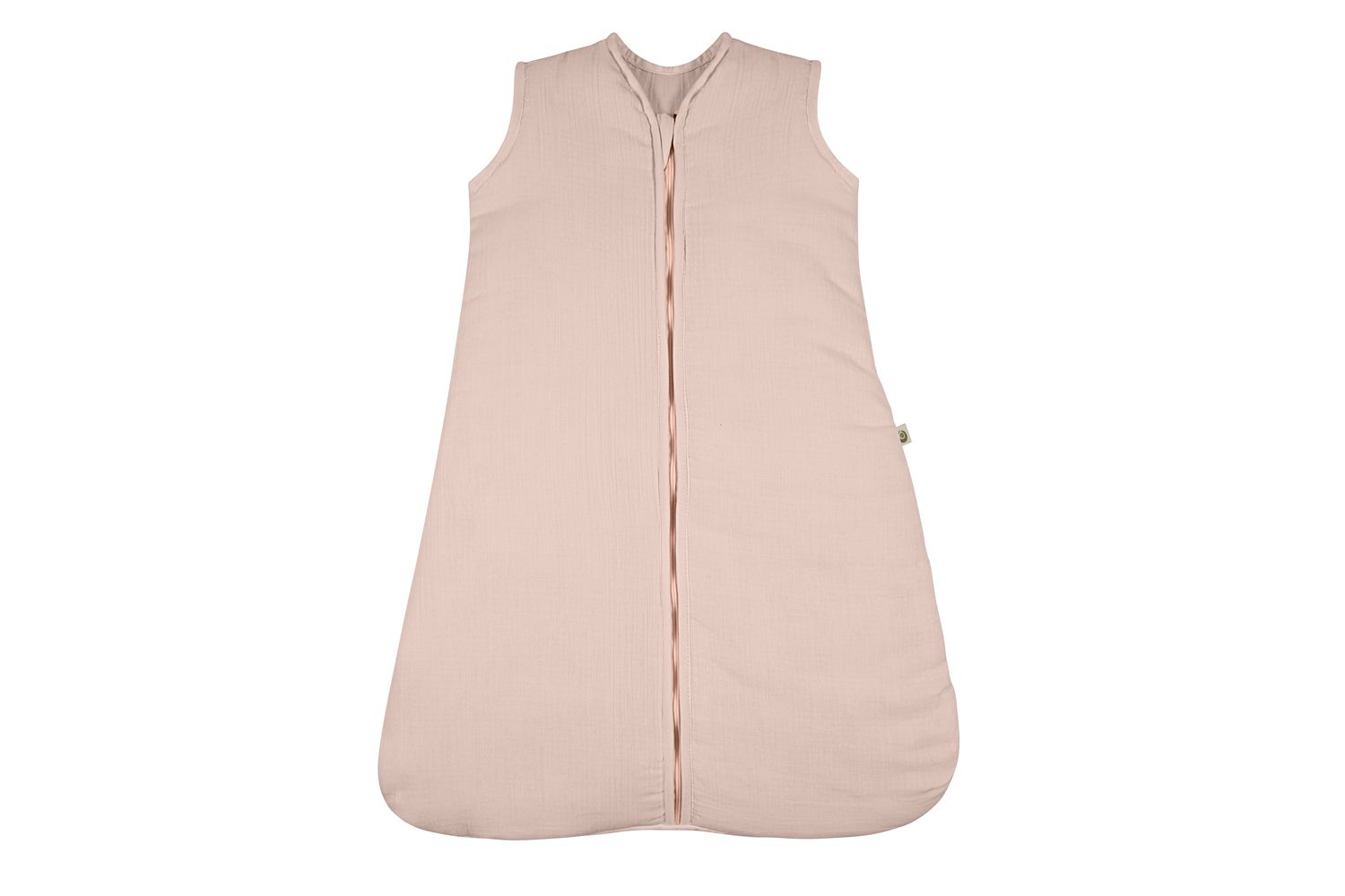 Maia Muslin Sleeveless Sleeping Bag 25 Tog - Blush