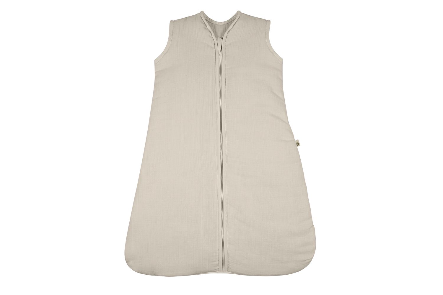 Maia Muslin Sleeveless Sleeping Bag 25 Tog - Sand-2