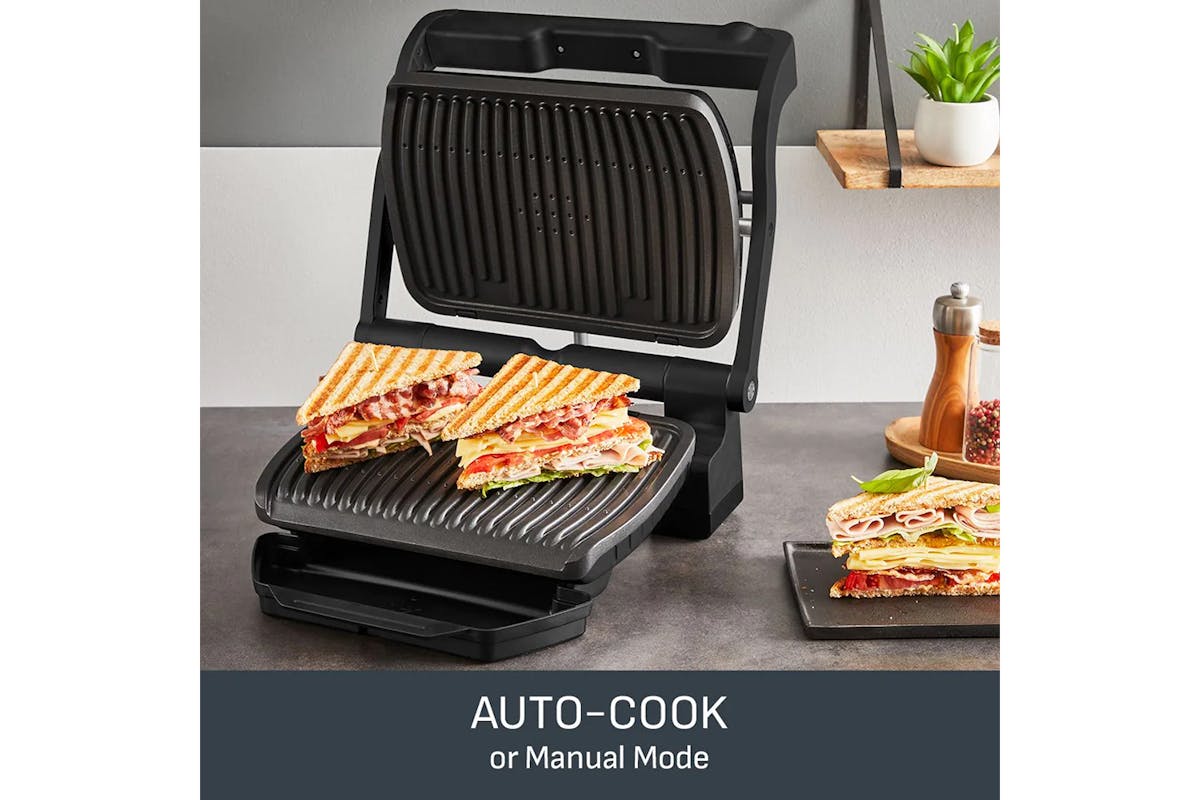 Tefal OptiGrill 5 Portions Health Grill | GC7178G1 | Shadow Black-3