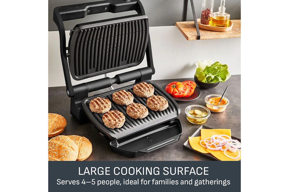 Tefal OptiGrill 5 Portions Health Grill | GC7178G1 | Shadow Black-6
