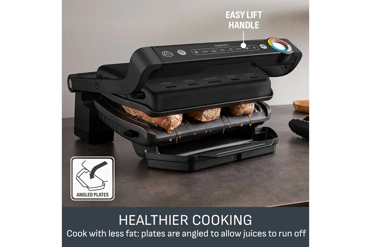 Tefal OptiGrill 5 Portions Health Grill | GC7178G1 | Shadow Black-7