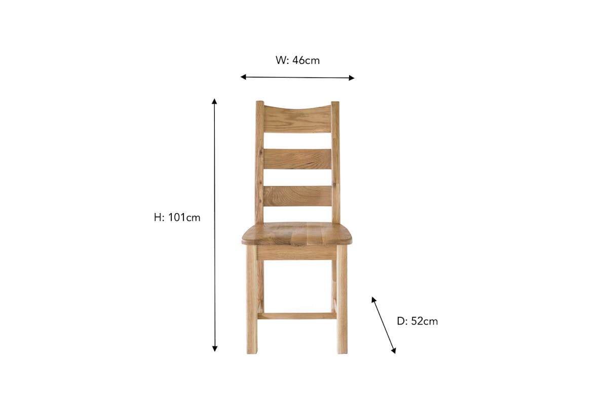 Savannah 3 Rung Dining Chair | Natural-3