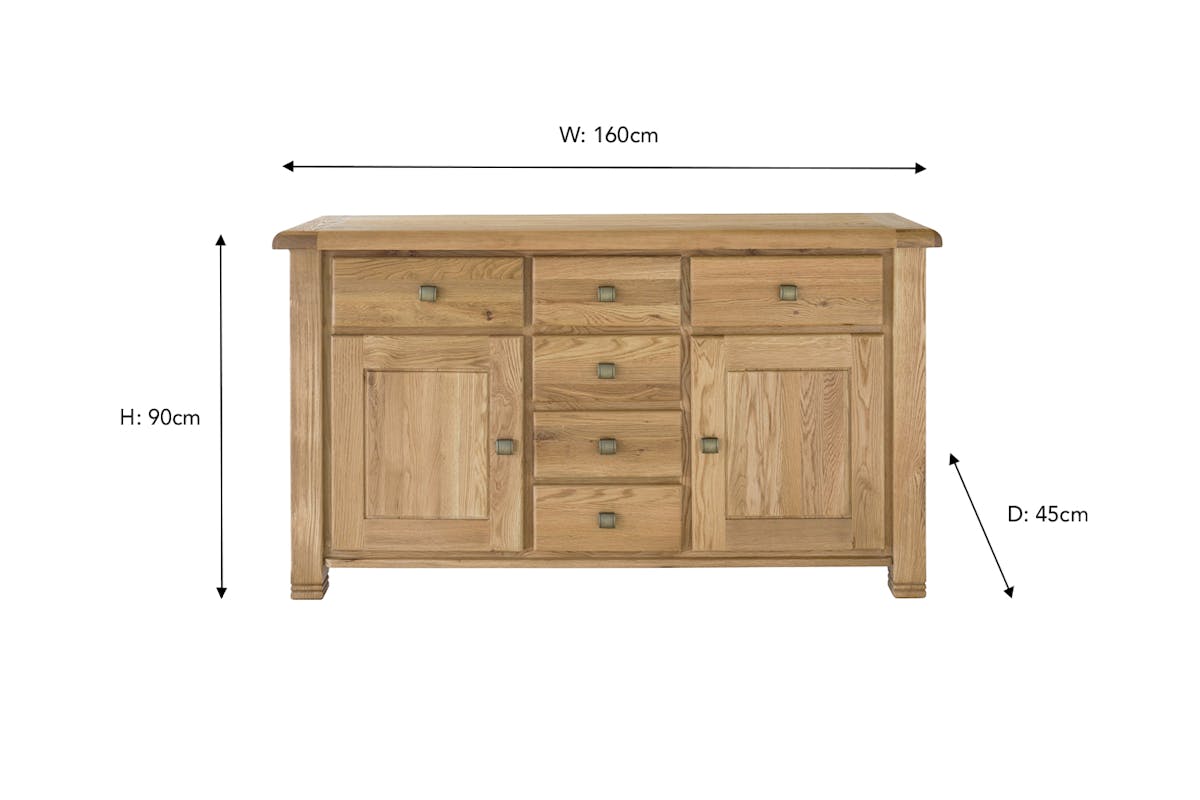 Savannah Sideboard | 160 Cm | Oak | Natural-9