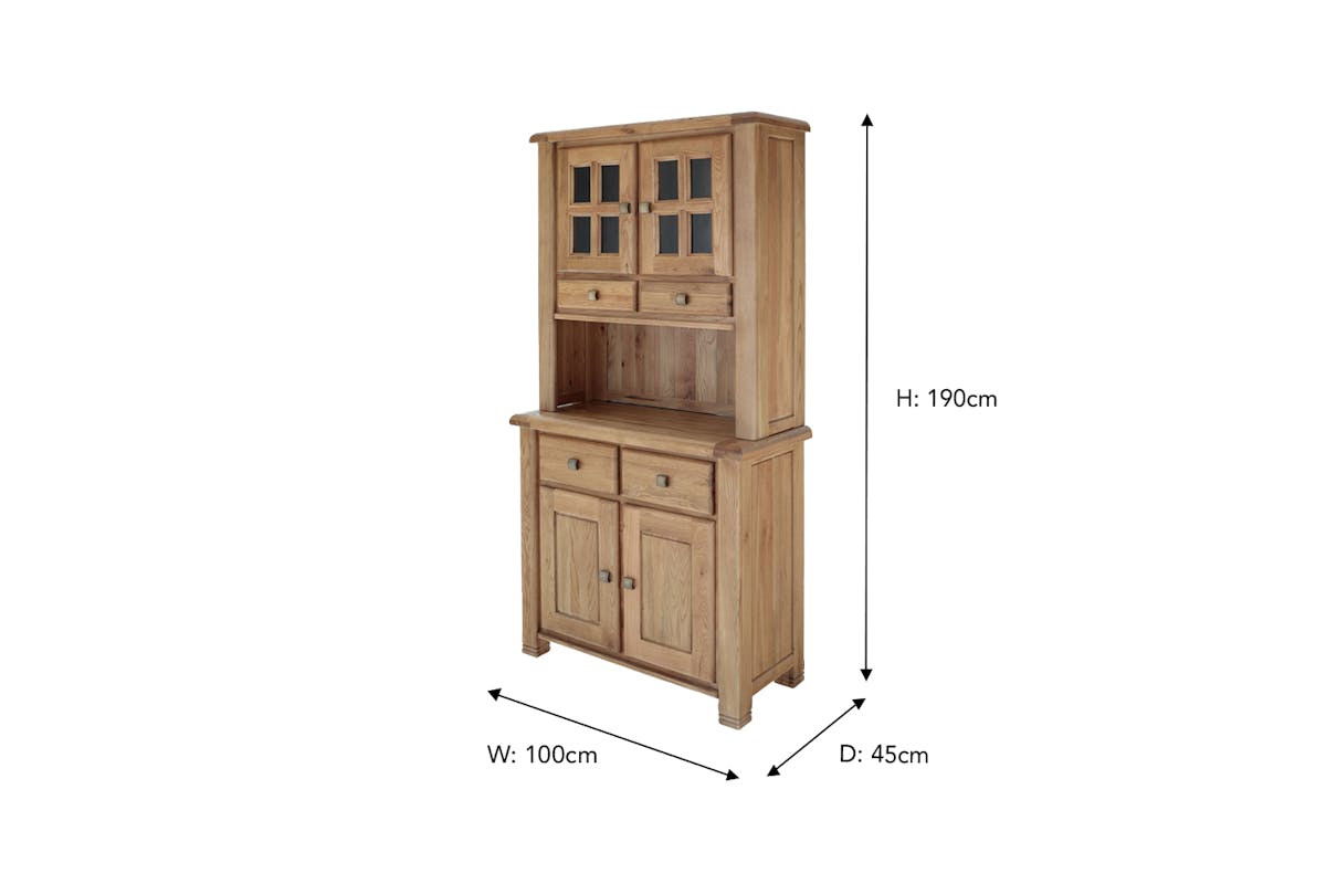 Savannah Buffet & Hutch | 100 Cm | Natural-2