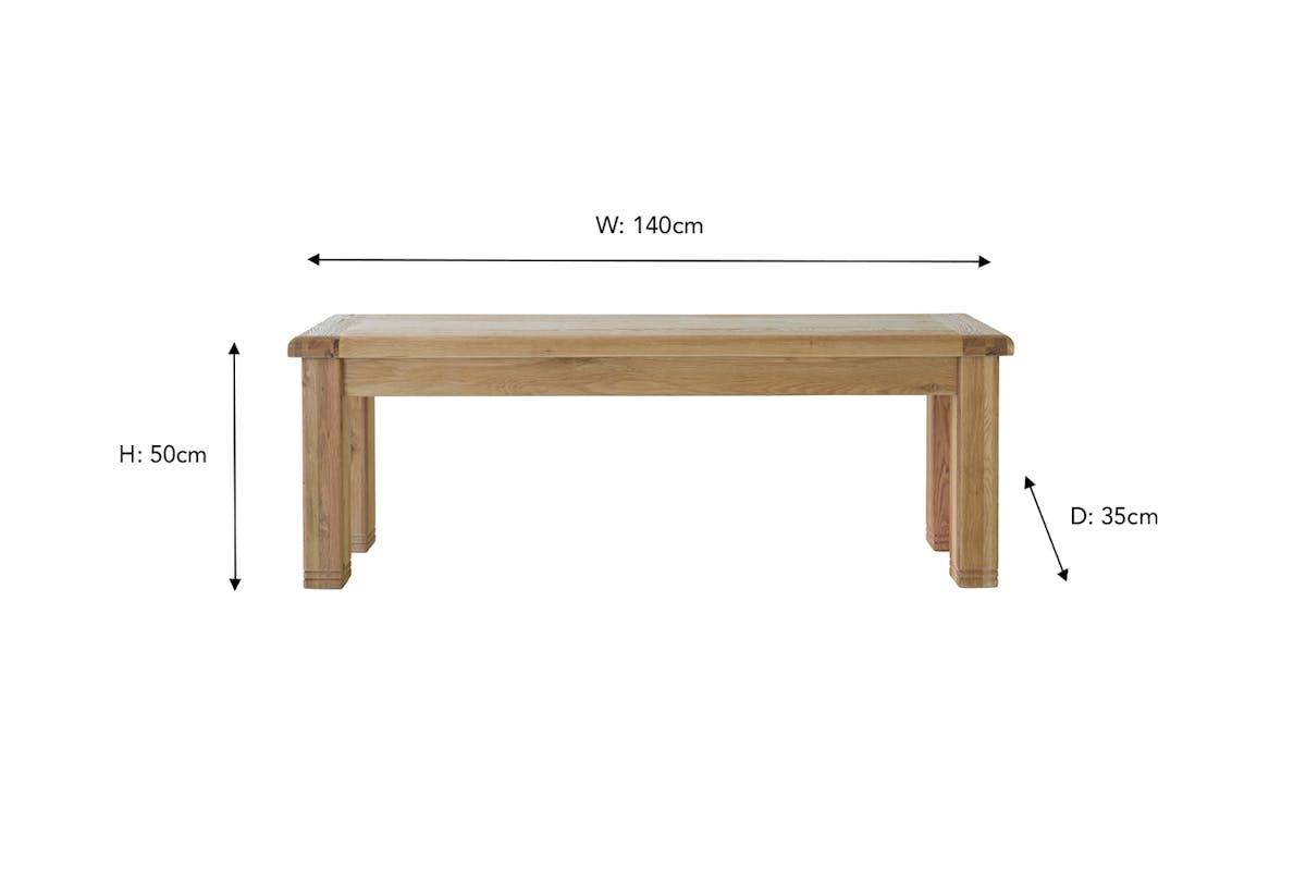 Savannah  Bench | Large | Oak | Natural-5