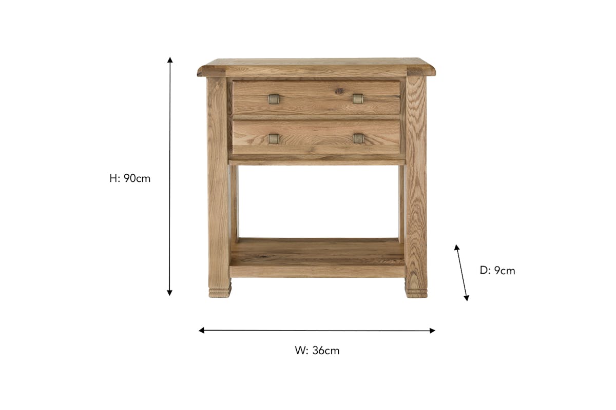 Savannah Console Table | 90 cm | Natural-2