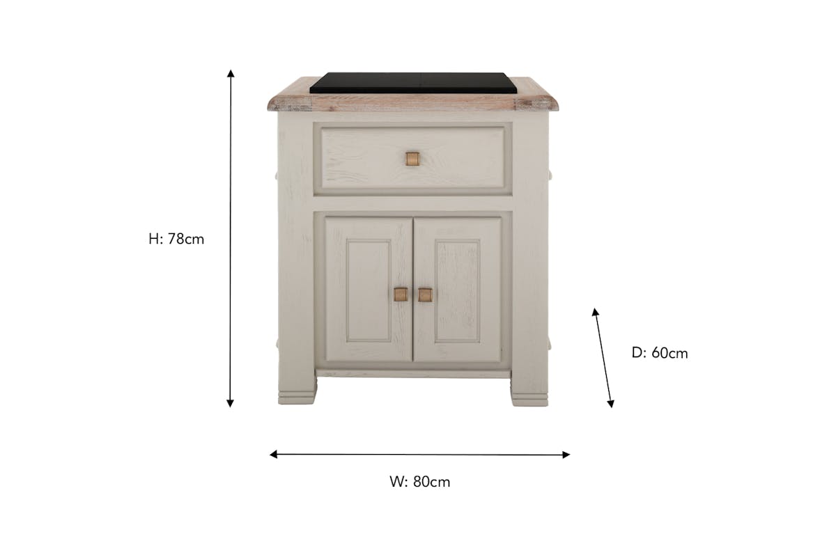 Savannah Storage Cabinet | Granite Top | 80 cm | Colour Options-5