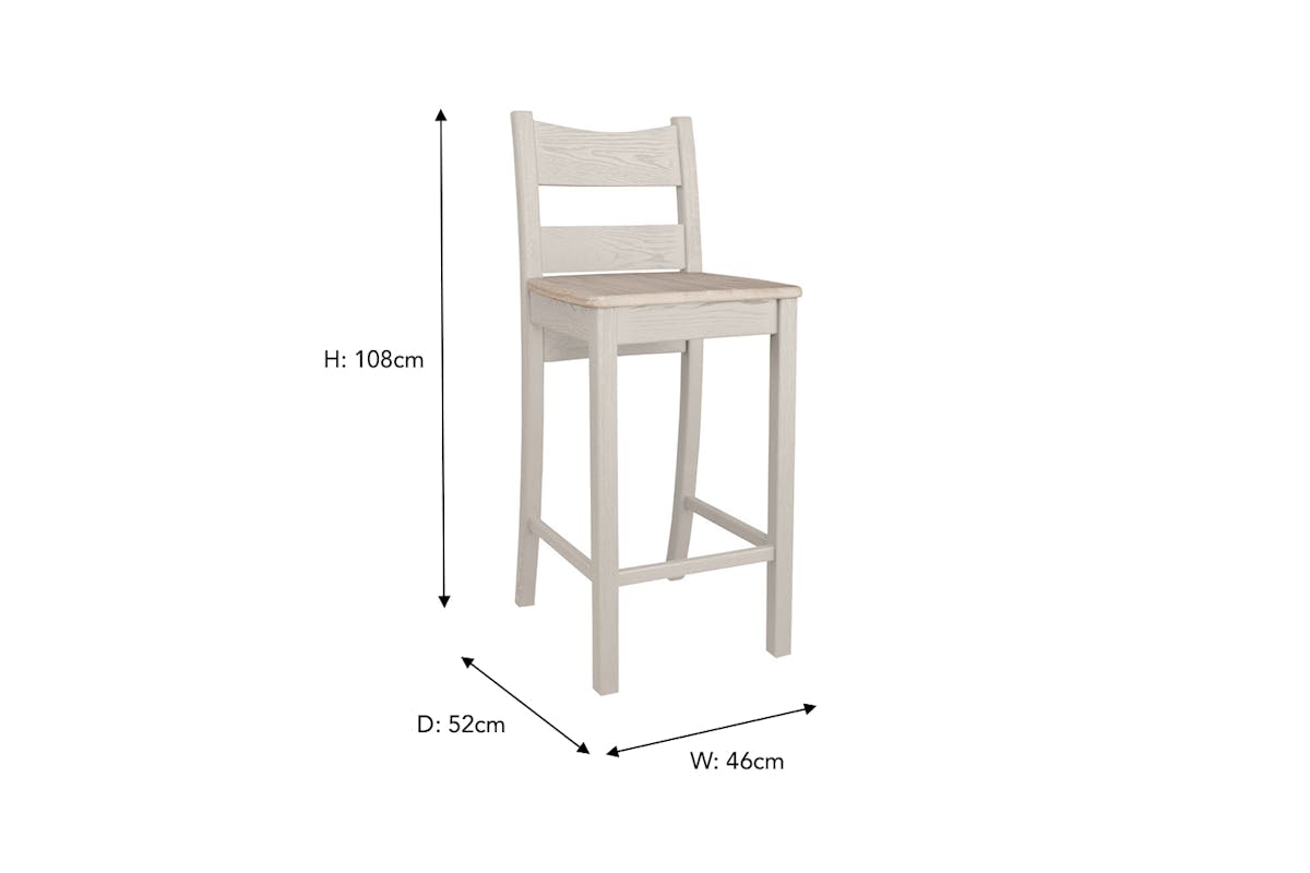 Savannah Bar Stool | Ladder Back | Colour Options-3
