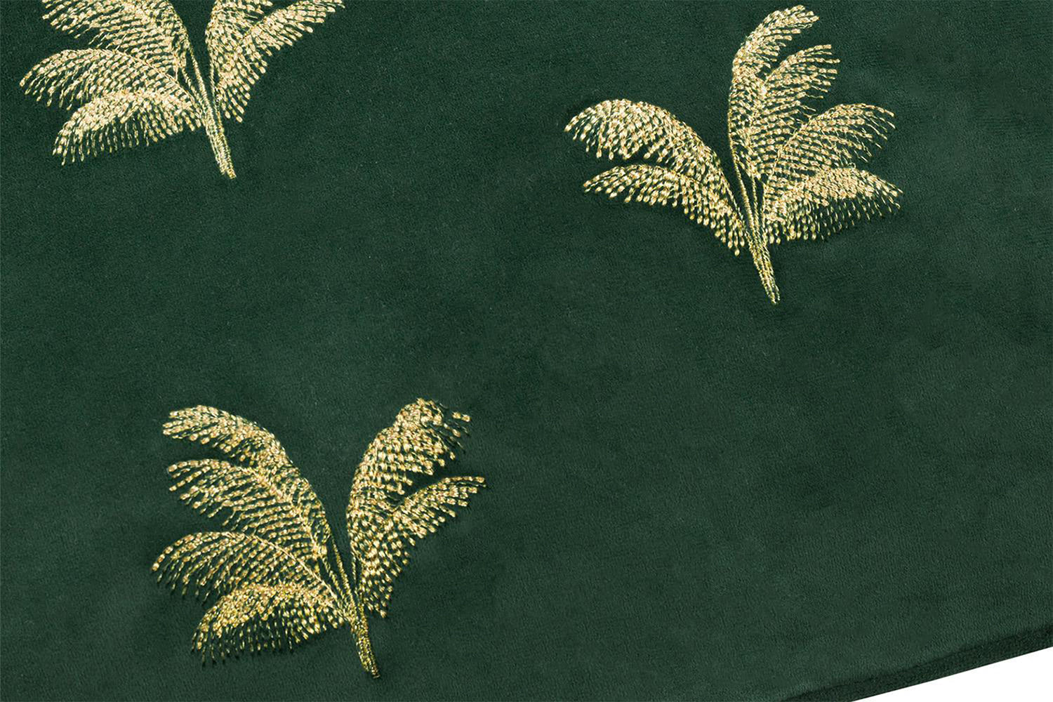 Gilded Palms Cushion | Green | 45 x 45 cm-5