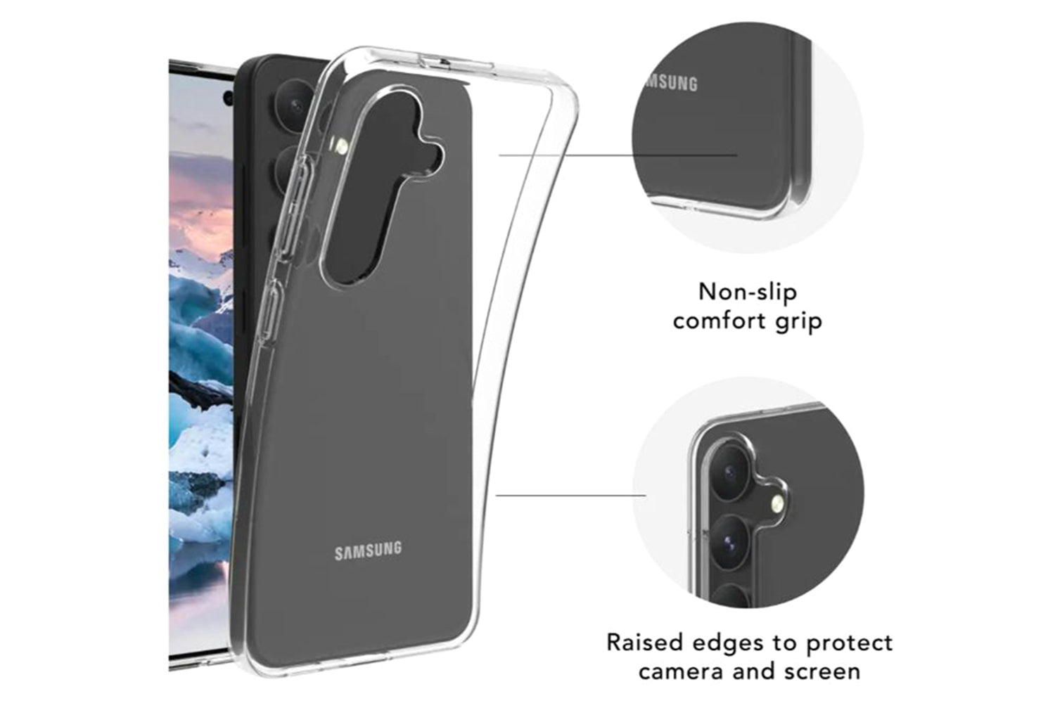 Dbramante1928 Greenland Galaxy S24+ Mobile Case | Clear-4