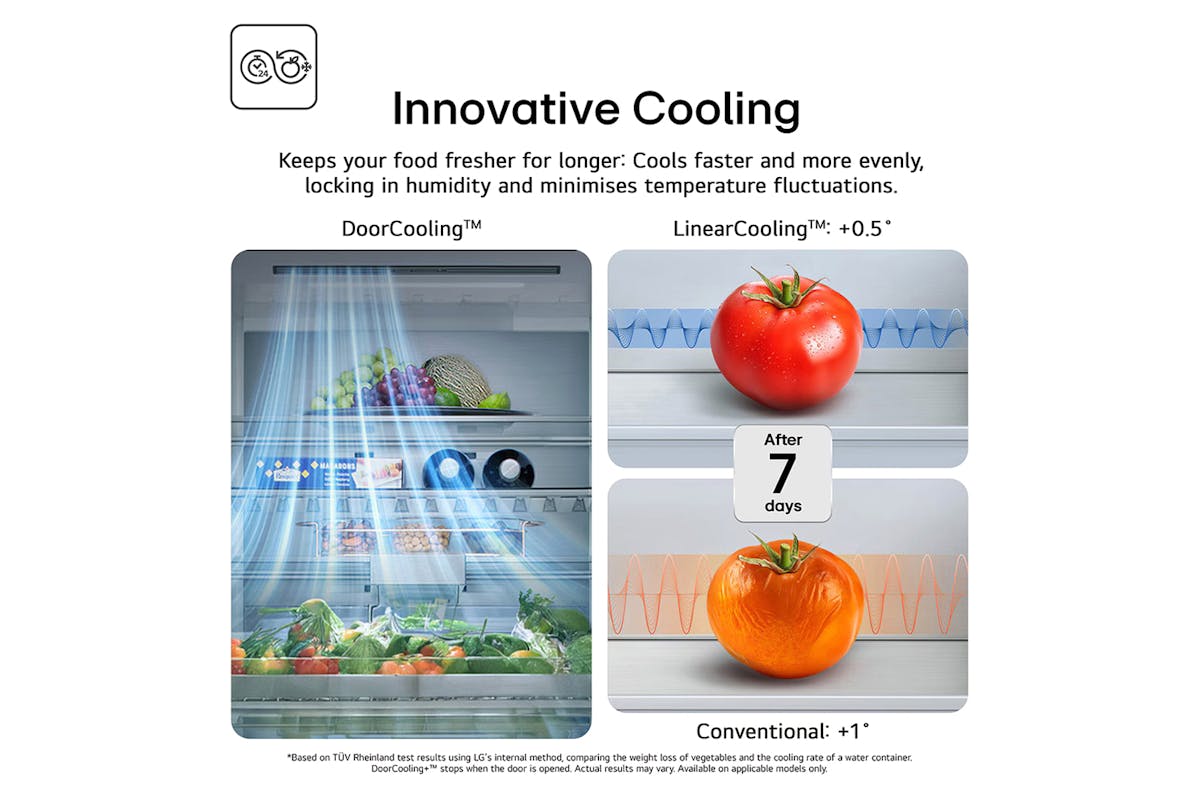 LG Fit & Max Freestanding Multi Door Fridge Freezer | GMBS30SEPY-6