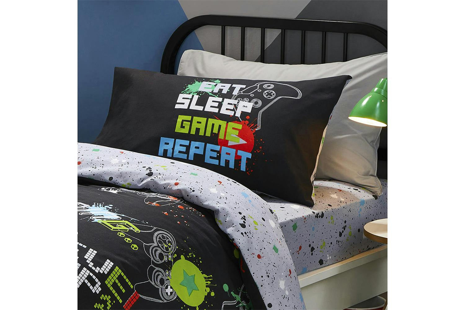 Bedlam | Game Glow Duvet Cover Set | Single-4