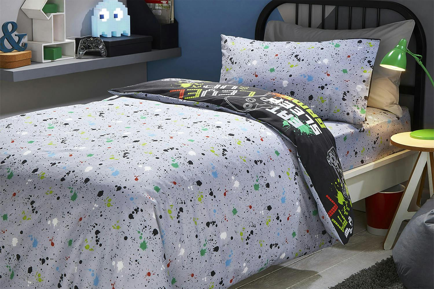 Bedlam | Game Glow Duvet Cover Set | Double-4