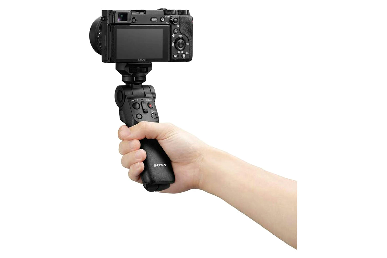 Sony Bluetooth Shooting Grip with Wireless Remote Commander | Black-9