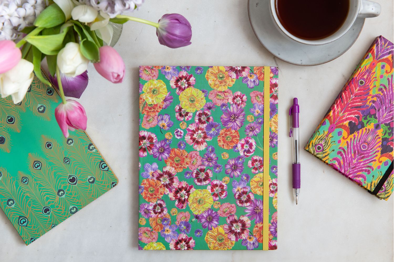 Grande Journal - Flower Fall - Gift Stationery-2