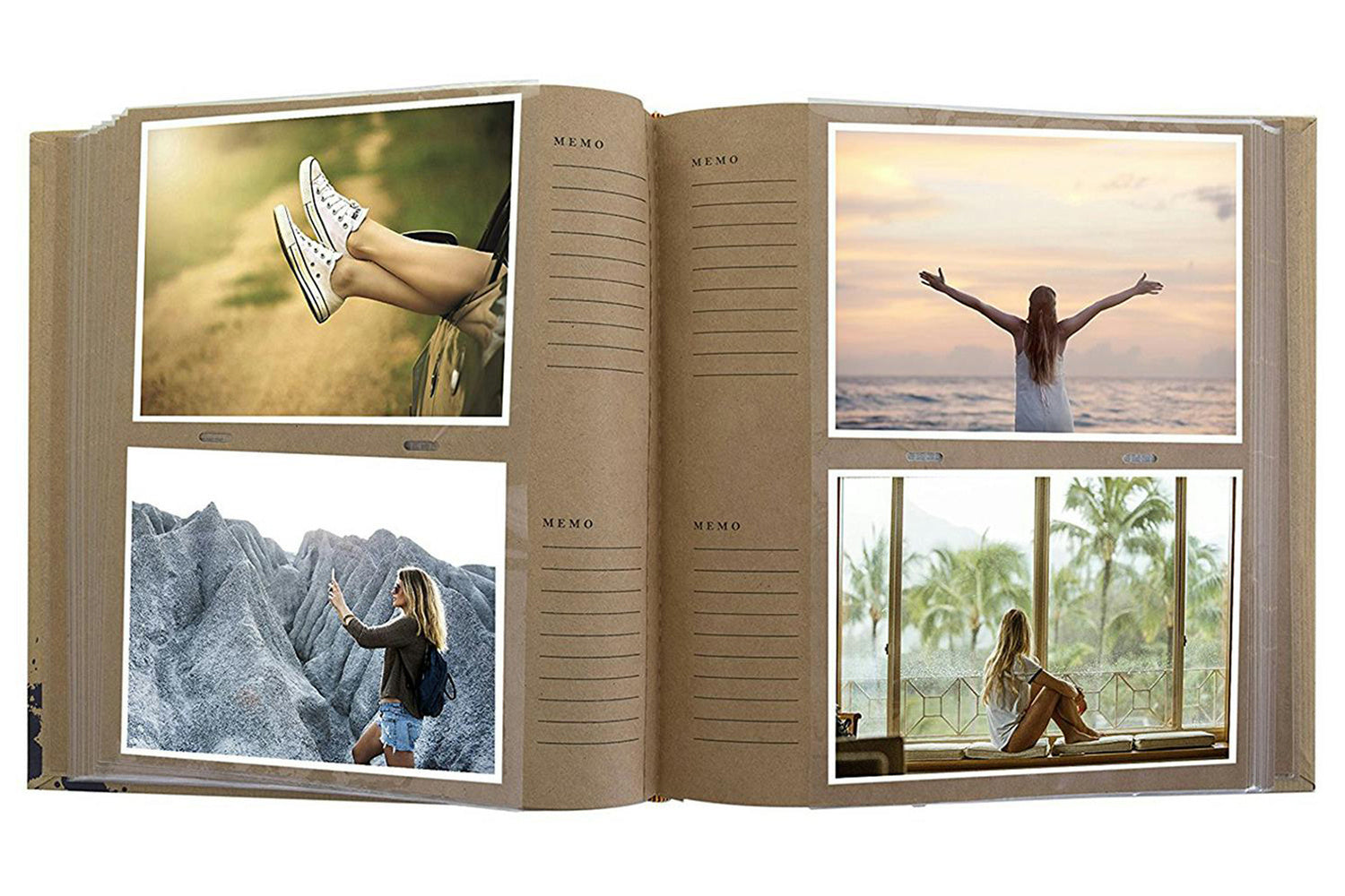 Kenro Green Wood Dolphin 200 Photo Album | 7x5"-2