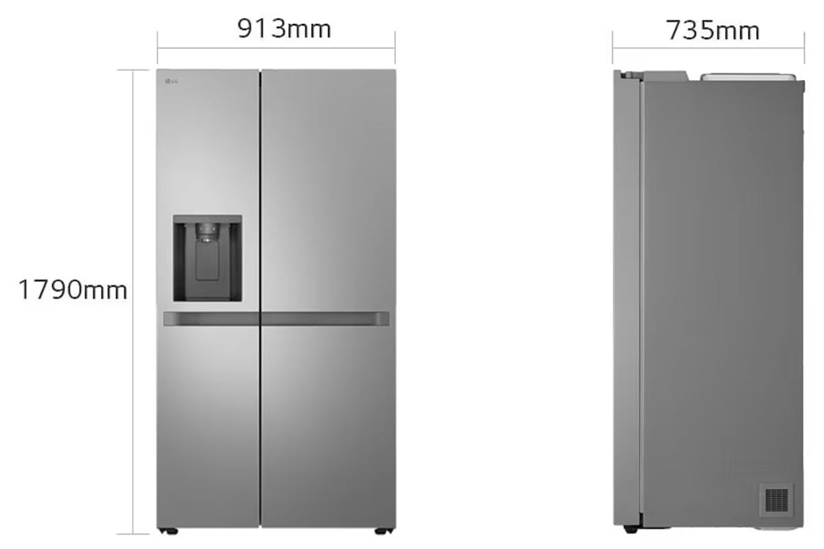 LG NatureFresh Freestanding American Fridge Freezer | GSLC40PYPE-15