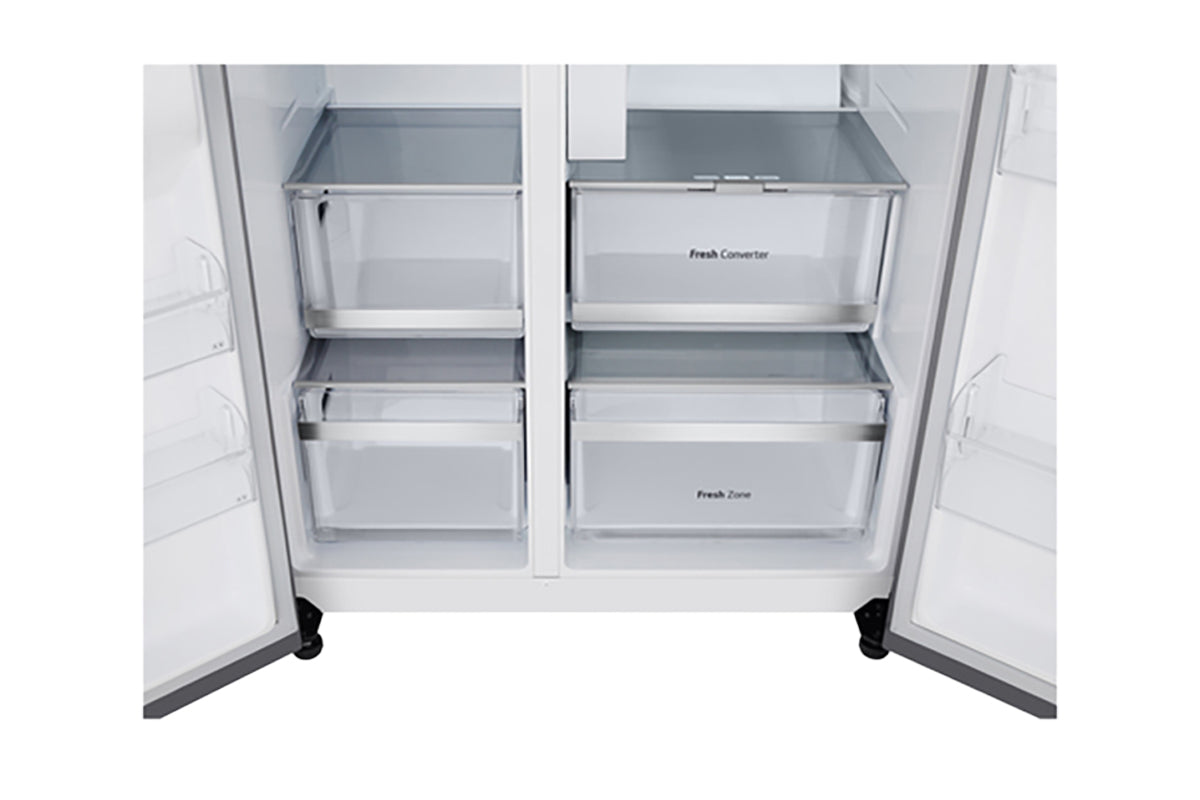 LG Freestanding Side-by-Side Fridge Freezer | GSXE80PYBE-5