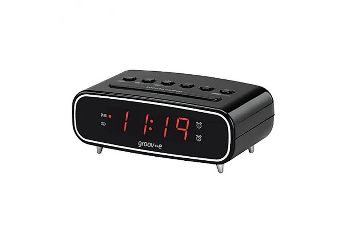 Groove Rise Fm Alarm Clock Radio | Black-3