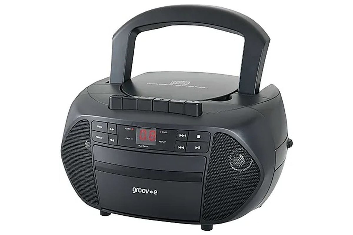 Groove Boombox Cd - Tape - Fm Radio | Portable Audio Device-2