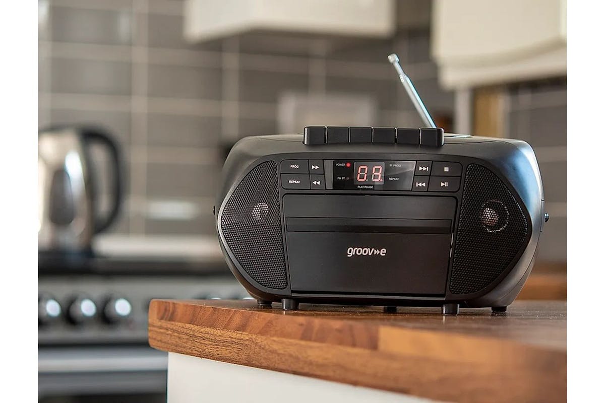 Groove Boombox Cd - Tape - Fm Radio | Portable Audio Device-7
